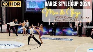 WDSF Pistoia - Dance Style Cup 2024 - Open Latin Junior II - Final - Paso Doble