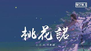 G.E.M.邓紫棋 - 桃花诺【動態歌詞/Lyrics Video】