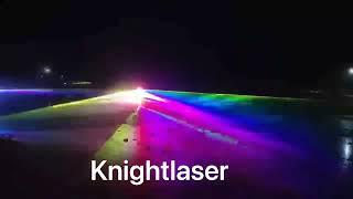 Laser show demonstration over a lake somewhere in Europe#outdoorlaser#highpowerlaser#lasershow