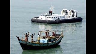 Indian Navy Hovercraft in Action