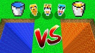 ¡NO ELIJAS EL AGUJERO EQUIVOCADO EN MINECRAFT!  ELTROLLINO, MIKECRACK, TIMBAVK Y RIUS