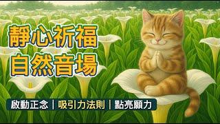 【正能量音樂+吸引力法則】靜心祈福自然音場｜毎日透過自然共振一起靜心祈願，啟動正念X吸引力法則X點亮願力。