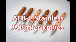 Whittlers in AEB L stainless steel