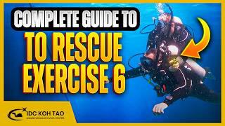 How to Teach PADI Rescue Exercise 6 Unresponsive Diver | Complete Guide  #rescue6