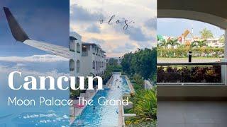 cancun travel vlog ⎮ all inclusive resorts - Grand moon palace ⎮ Logan airport ⎮ JJU in Boston vlog