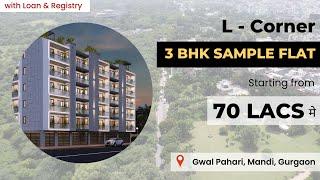 L Corner Under Construction Sample Flat starting from 70 Lacs |  Bhavishya Nirman | 9899550700