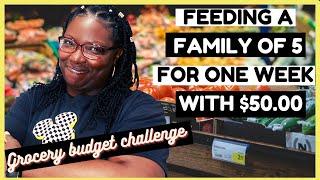 GROCERY BUDGET CHALLENGE 2021 | $50 GROCERY BUDGET FOR A FAMILY OF 5