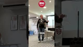 Inviting visitors to BNI while not wearing any pants | BNI Education Slot