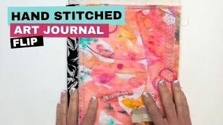 Inside The Roben's Nest: A Flip Through the All Fabric Stitched Nest Journal Project.