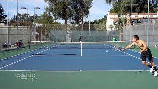 Tennis with Jonas - USTA 4.5 Singles Highlights HD