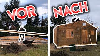 Build a WHOLE HOUSE in 10 minutes? | Part 3 | Wooden house dismantling and assembly