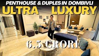 ULTRA LUXURY Penthouse Duplex in Dombivli | Lodha Palace with Golf Course View