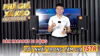 Dàn karaoke Di Động Tốt Nhất Trong Tầm giá 15 triệu, Loa BKsound Y1B nhỏ gọn, hát karaoke hay