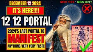 2024's Last Chance!! 1212 Portal Is Open For Abundance | Manifest Miracles Extremely Fast