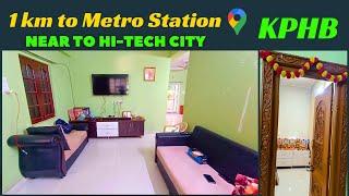 fully furnished 3 bhk flats for sale in kukatpally hyderabad | 1480sft | realestate | kphb colony