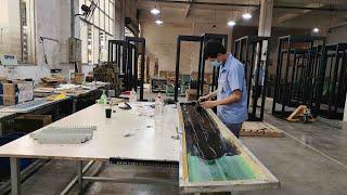 Silk Screen Network Server Rack Cabinet Factory Manufacturing Process