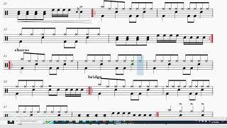 Enchanted - Taylor Swift (Drum score)