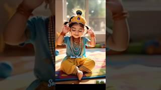 Krishna is very beautifulKrishna's love #laddugopal #vrindavan#krishna#shortsfeed#ytshorts#shorts