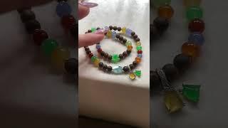 翡翠搭配沉香 百搭#翡翠 #珠寶 #缅甸翡翠 #项链