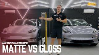 Tesla PPF Dubai | Quick Silver | Matte vs Gloss