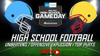 Top 5 upset / Offensive explosions / Top play nominees -- HS Gameday -- Week 5 | #HighSchoolFootball