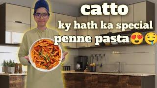 Ramadan series  part 8||Catto  ny yummy  pasta bnaya#viralvideo #ramadangreetings #moonchild786