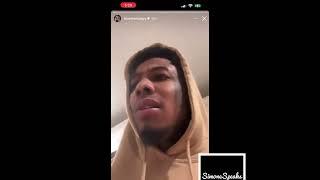 BLUEFACE EXPLAINS LIVE ON INSTAGRAM WHY HE STAYS UP & CAN’T SLEEP CALLS CHRISEAN A ‘WERIDO’