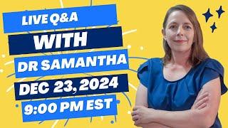 Live Pregnancy Q&A | Dr. Samantha Answers Your Live Questions and Questions from Comments! 12/23/24