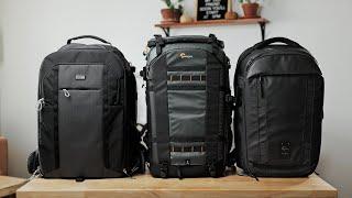 Battle of the BIGGEST Camera Bags | Peter McKinnon 35L vs FirstLight 46L vs ProTrekker 650