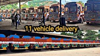 11 vehicle delivery 16  wheeler new body cabin truck of(Chitradurga) sri velliangiri motors .