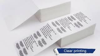 Zebra Compatible Label Fanfold Label 4x6x2000 - Direct thermal label supplier - SY Label