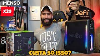 Caixa de som IMENSO IMS X29 60W RMS: Eu não esperava TANTA COISA! (Análise/Unboxing)