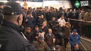 Vor dem Nordderby: Polizei begleitet Anreise der HSV-Fans