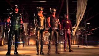 Flash & Green Arrow & Hawkgirl & Hawkman vs Vandal Savage