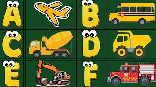 ABC Vehicles Song for Kids! ️ Learn the Alphabet with Fun Transportation Rhymes!