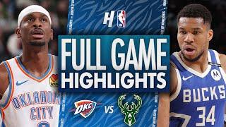 Oklahoma City Thunder vs Milwaukee Bucks - Full Game Highlights | March 16, 2025 NBA Season