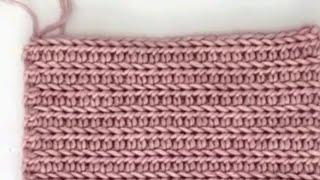 Simple Crochet Stitch Pattern  Beginner Friendly