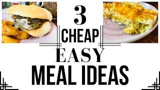 3 Quick Cheap Meal Ideas Made EASY! | TASTY FAMILY MEALS | Patterson Family Home