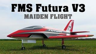 FMS Futura V3 | EDF RC aircraft | MAIDEN FLIGHT | 4K | 2023