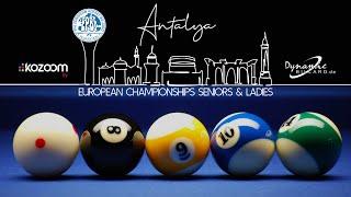 2024 EPBF Seniors/Ladies European Championships - Day 1 - STRAIGHT POOL