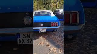 Ford Mustang - Oldtimer - petrol is too expensive - very short road trip..