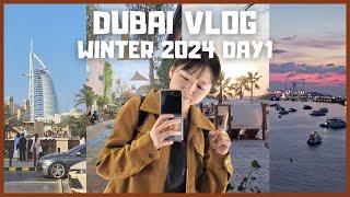  Dubai Winter Vlog - Day 1 - Alserkal Avenue  Hidden Cafe  The Palm  West Beach ️ Marina Bay 