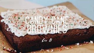 Candy Cane Brownies | vegan + gluten-free recipe | Liv B