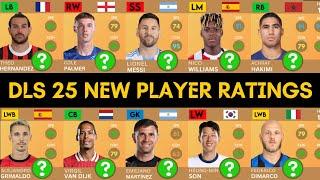 DLS 25 New Players Rating | DLS 24 New Update