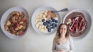 3 PORRIDGE REZEPTE * VEGAN * GLUTENFREI * (SUPER LECKER)