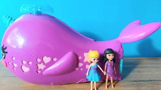 Polly Pocket Balina Şeklinde Maceracı Teknesi ve Evi Sparkle Cove Adventure Narwhal