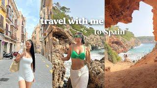 mallorca travel vlog: exploring hidden beaches, eating the best food, shopping & night life!