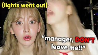 Sakura got pranked by her own manager during weverse live (almost got trapped inside HYBE building)