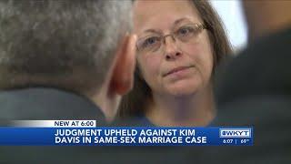 WATCH | Judge upholds damages judgment against Kim Davis