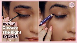 How To Pick The Right Type of Eyeliner | Beginner's Guide to Eye Makeup | Nykaa Beauty Basics